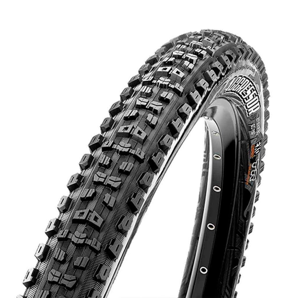 Llanta MAXXIS Aggressor 29x2.50 WT (WideTrail) con Tecnologías: EXO Protection / Tubeless Ready Color Negro 60 TPI - Raudor ¡Rompe tu propio récord!
